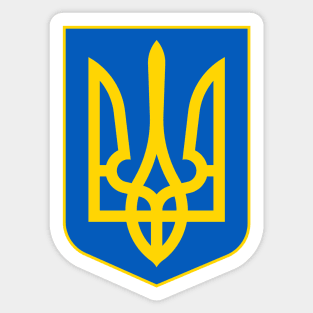 Coat of Arms of Ukraine - Tryzub Sticker